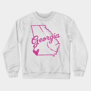 Georgia Outline Crewneck Sweatshirt